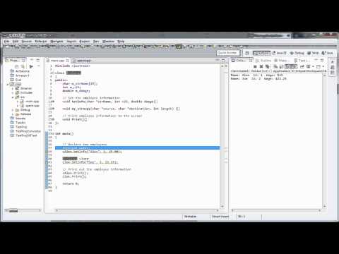 Tutoriale Video c++ nr. 33 despre clase si membrii unei clase