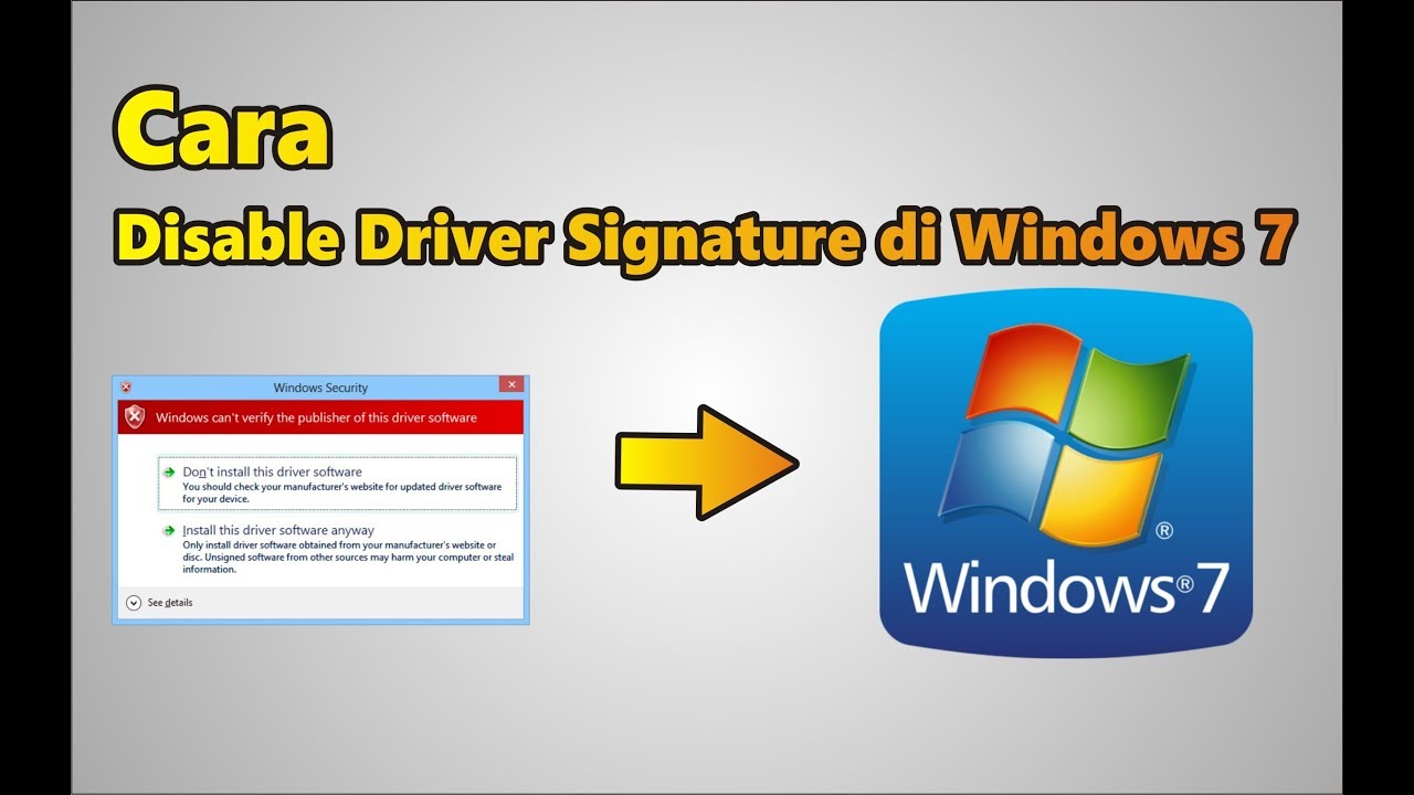 windows 7 driver signature enforcement disable windows 7 driver signature enforcement disable