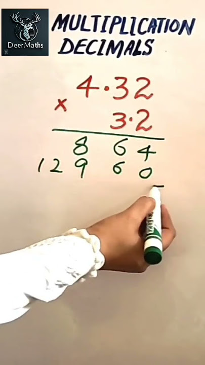 Multiply Decimals DeerMaths #multiply #decimal #maths