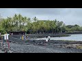 Punaluʻu Beach-Black Sand Beach-Hawaii #hawaii