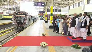 PM Modi Flags Off Bengaluru’s Yellow Line Metro | Faster Commutes, Cleaner Air, Better City Life