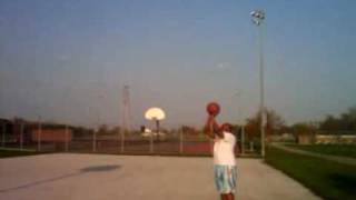 Blind man hits a three pointer!!!!