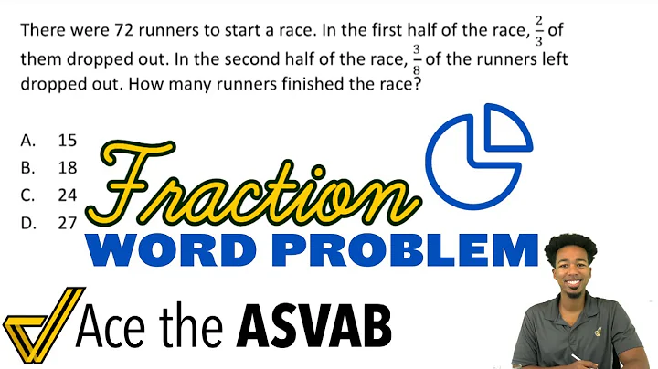 ASVAB Arithmetic Reasoning - Fraction Word Problem (Step-By-Step Walkthrough)
