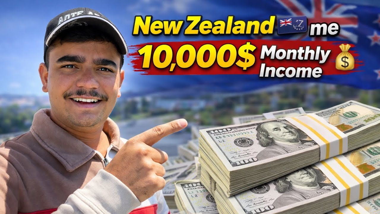 New Zealand me 10,000$ monthly income |New Zealand|🇳🇿🔥