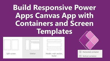 Build a Responsive Canvas App with Horizontal and Vertical Containers in Power Apps