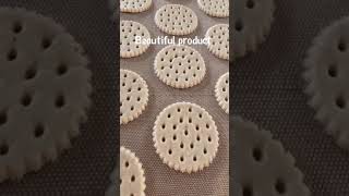 biscuit production  line、hard biscuit making machine round cookies machine#shorts Wealth