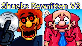 FNF New Amazing Shucks Version! SHUCKS REWRITTEN V3 + Cutscenes, Lyrics (DETG vs MARVIN) SML Movies
