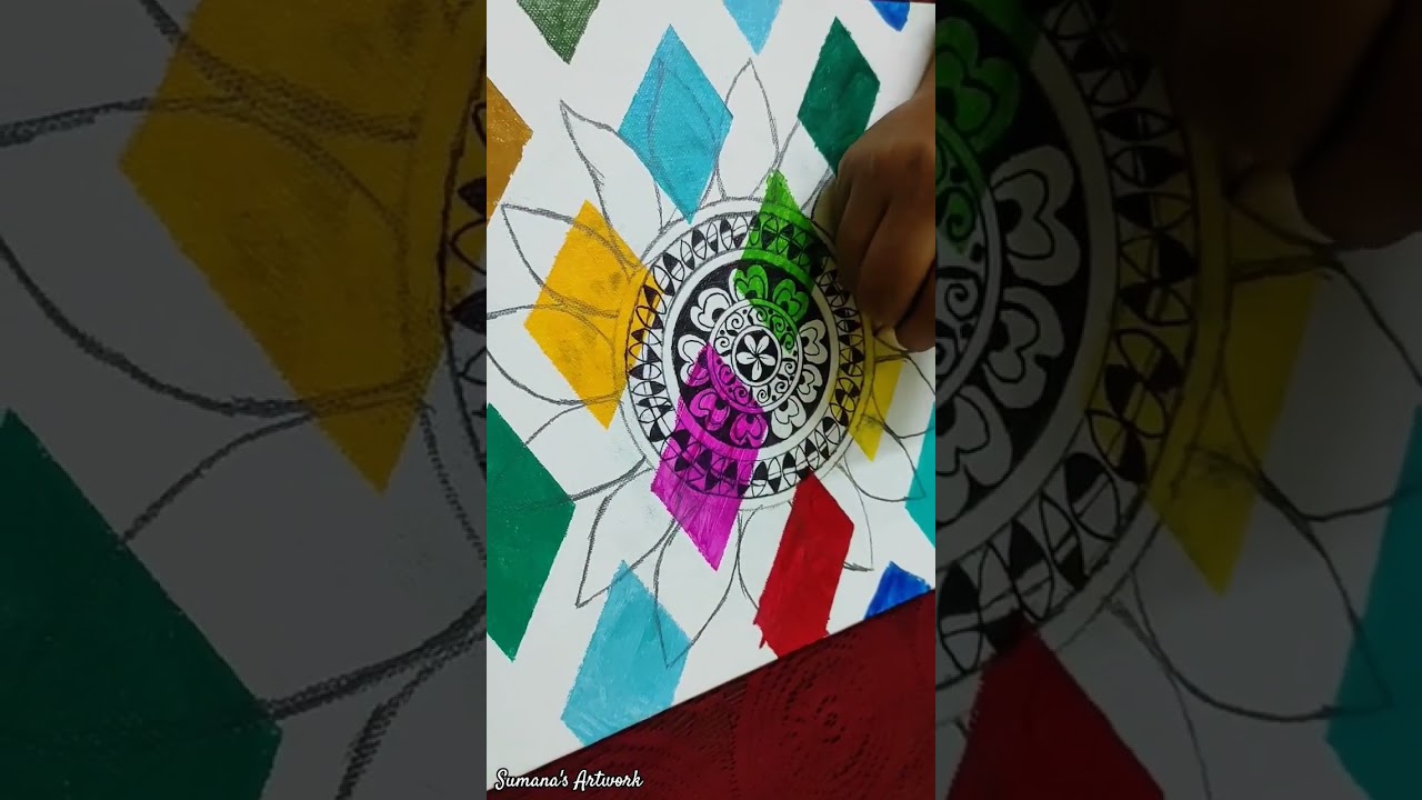 Creative Conner 🎭 Sumana's Artwork creation 🎡🖤🎨🖌️ 