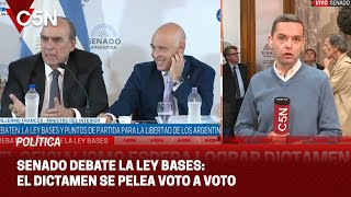 Comenzó El Debate Por La Ley Bases En El Senado Tras La Aprobación En Diputados