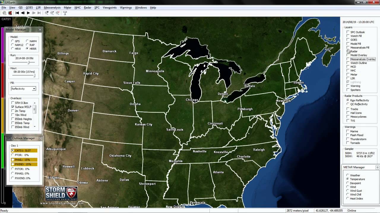 Storm Shield Forecast - August 19, 2014