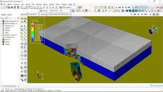 Simulation steel bullet impact to the armor panel(Ceramic- Aluminum Foam) in Abaqus