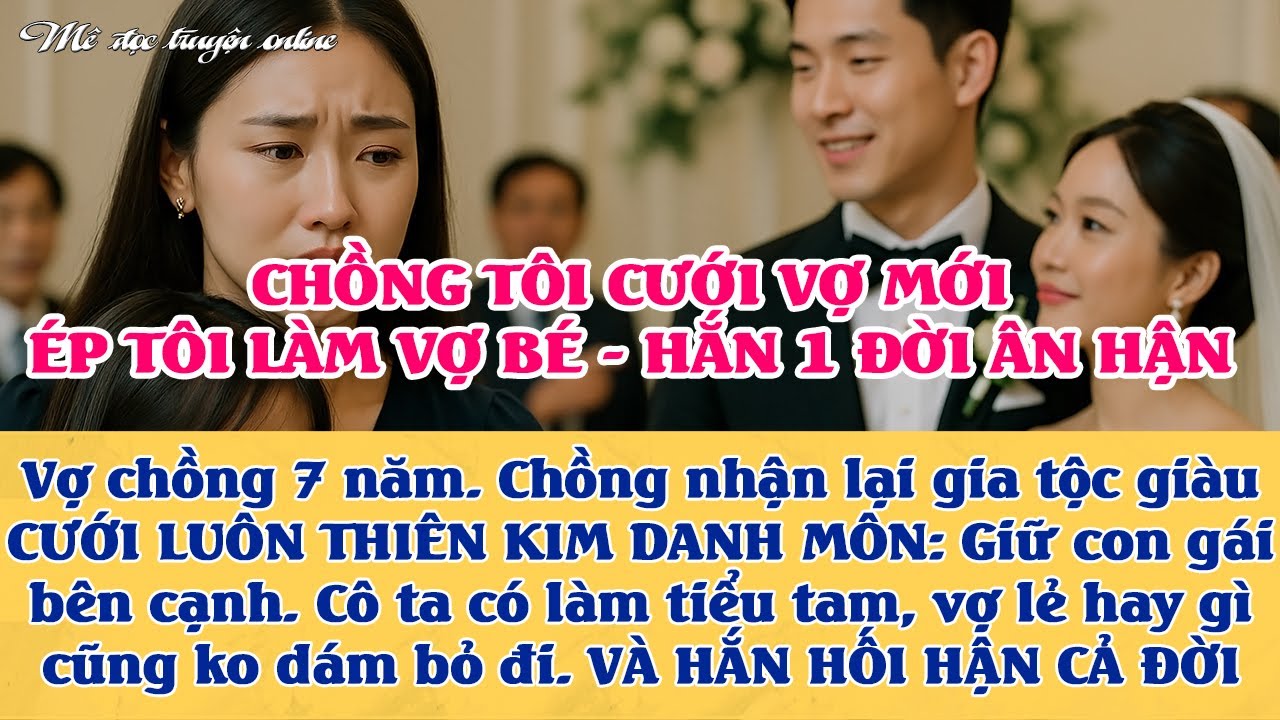 Vợ chồng 7 năm,quay lưng hắn nhận lại gia tộc đổi họ tên cưới thiên kim.Ép tôi làm vợ bé.Hắn hối hận
