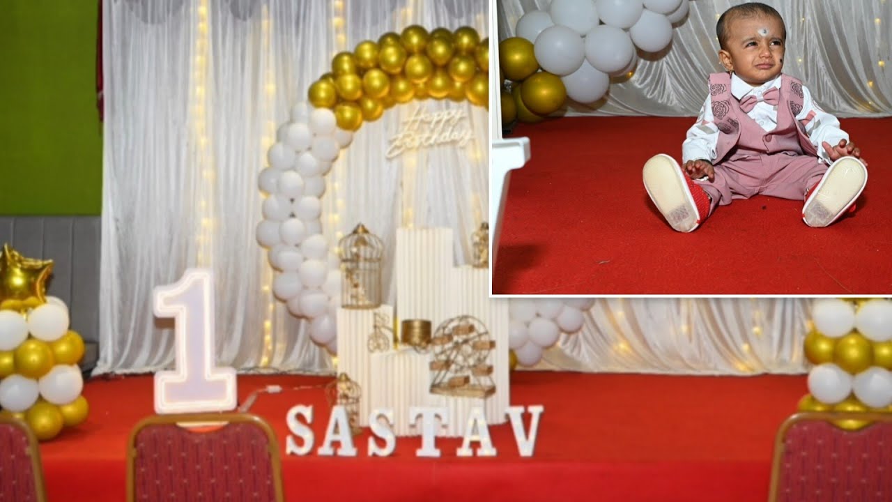 My little one first year birthday celebration #viral video