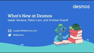 What's New at Desmos - January 2022