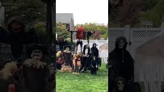 My Full Halloween Animatronic Collection On At The Same Time