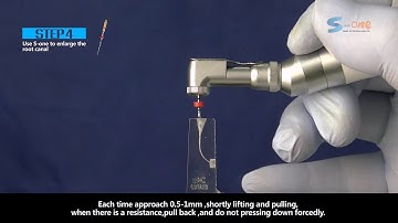 S-One Single Niti File operation video