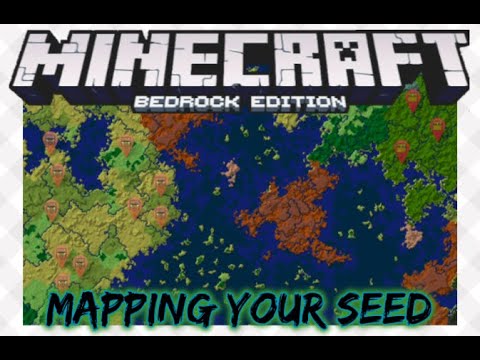Minecraft Bedrock Mapping Your Seed Works With Ps4 Maps Youtube