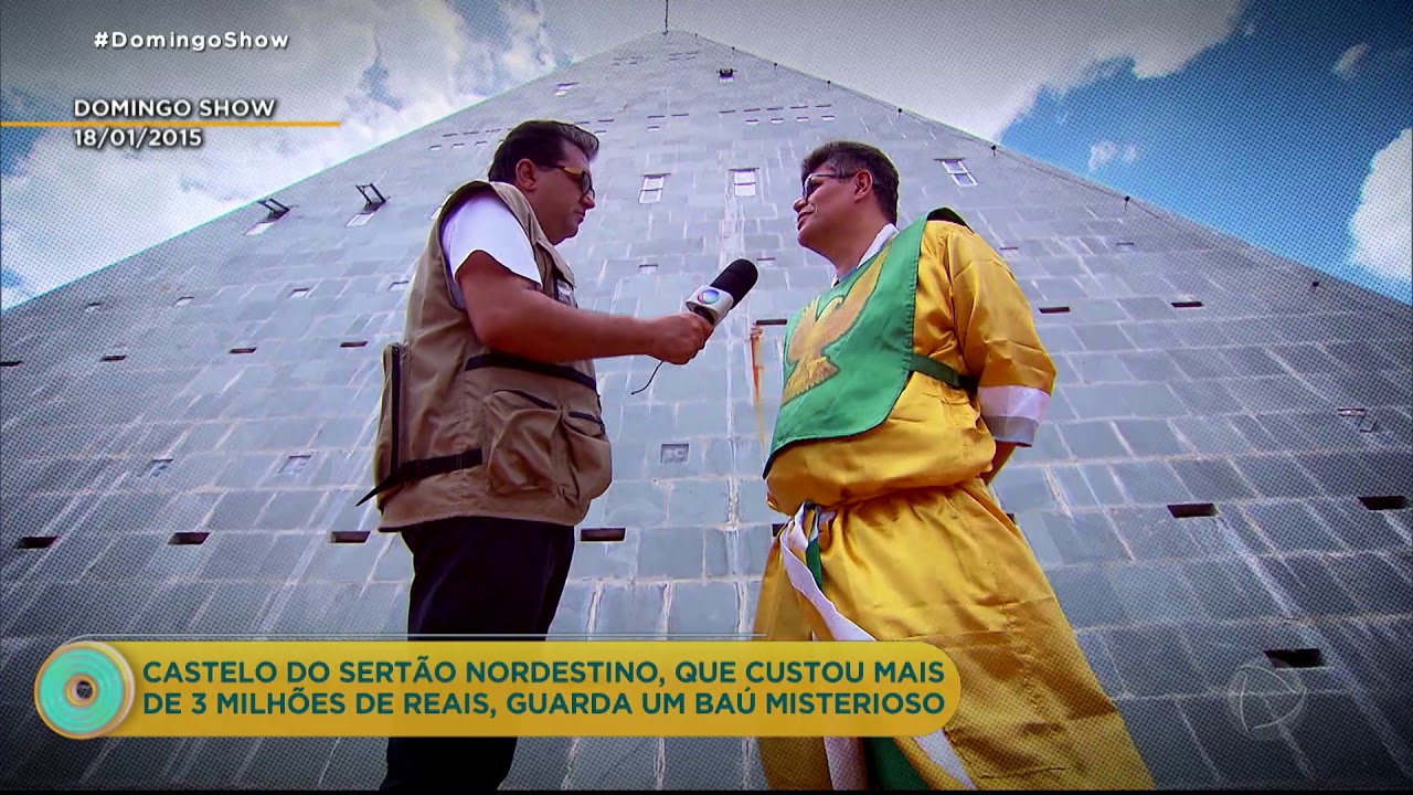 Geraldo relembra visita à pirâmide que esconde mistérios no Ceará