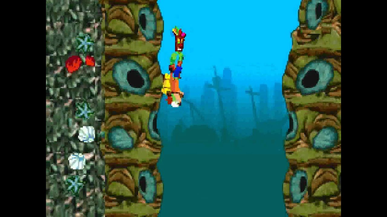 Crash Bandicoot: The Huge Adventure | 101% Walkthrough Part 10- Shark ...