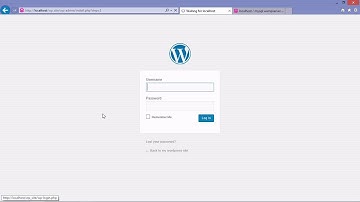 How to install wordpress part 3