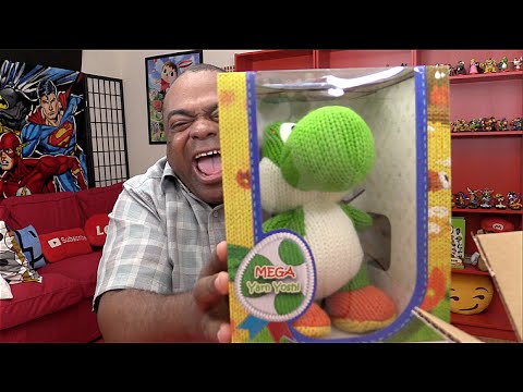 MEGA YARN YOSHI AMIIBO UNBOXING!