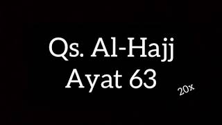 surah Al-Hajj ayat 63
