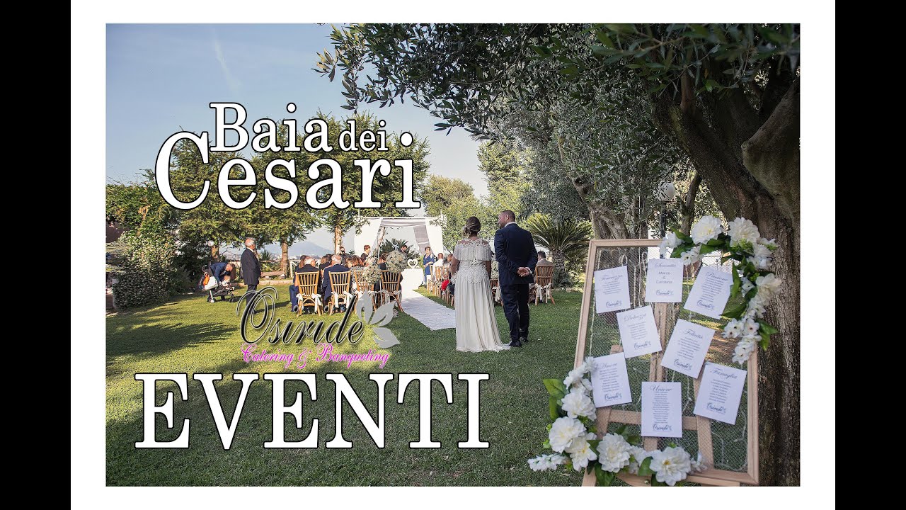 Matrimonio in giardino | Baia dei Cesari - Bacoli | Evento Osiride banqueting.