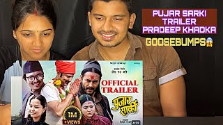 PUJAR SARKI | Nepali Movie Trailer Reaction | Aryan Sigdel, Pradeep Khadka, Paul Shah, Anjana |👌👌