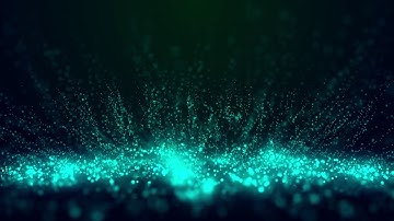 light green particle ground loop animation - Download Stock Footage