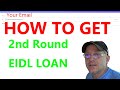 $$ APPLY NOW EIDL ROUND 2  LOANS & EASY INSTRUCTIONS HOW TO GET THEM TUTORIAL