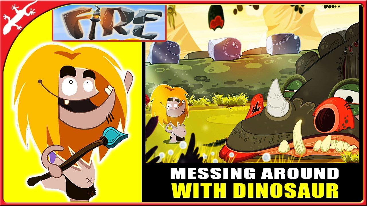 Fire: Ungh's Quest - Messing Around With Dinosaur (ipad Gameplay)