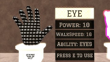 How To Get Eye | Killstreak Gloves Button Test 2