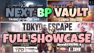 CODM Next Season 2 BP Vault Showcase | Lunar Dragon BP | Task Force 141 BP | Tokyo Escape BP CODM
