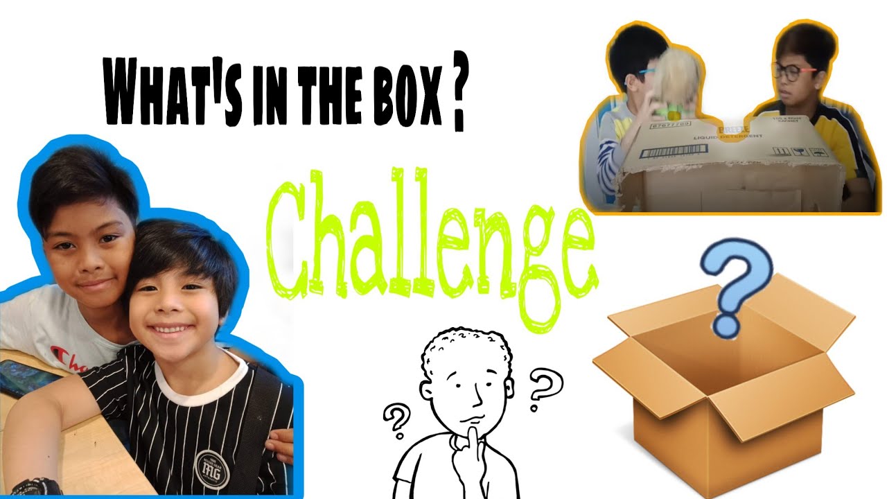 What inside  the box? Challenge with  Stanley and kuya Shandrei