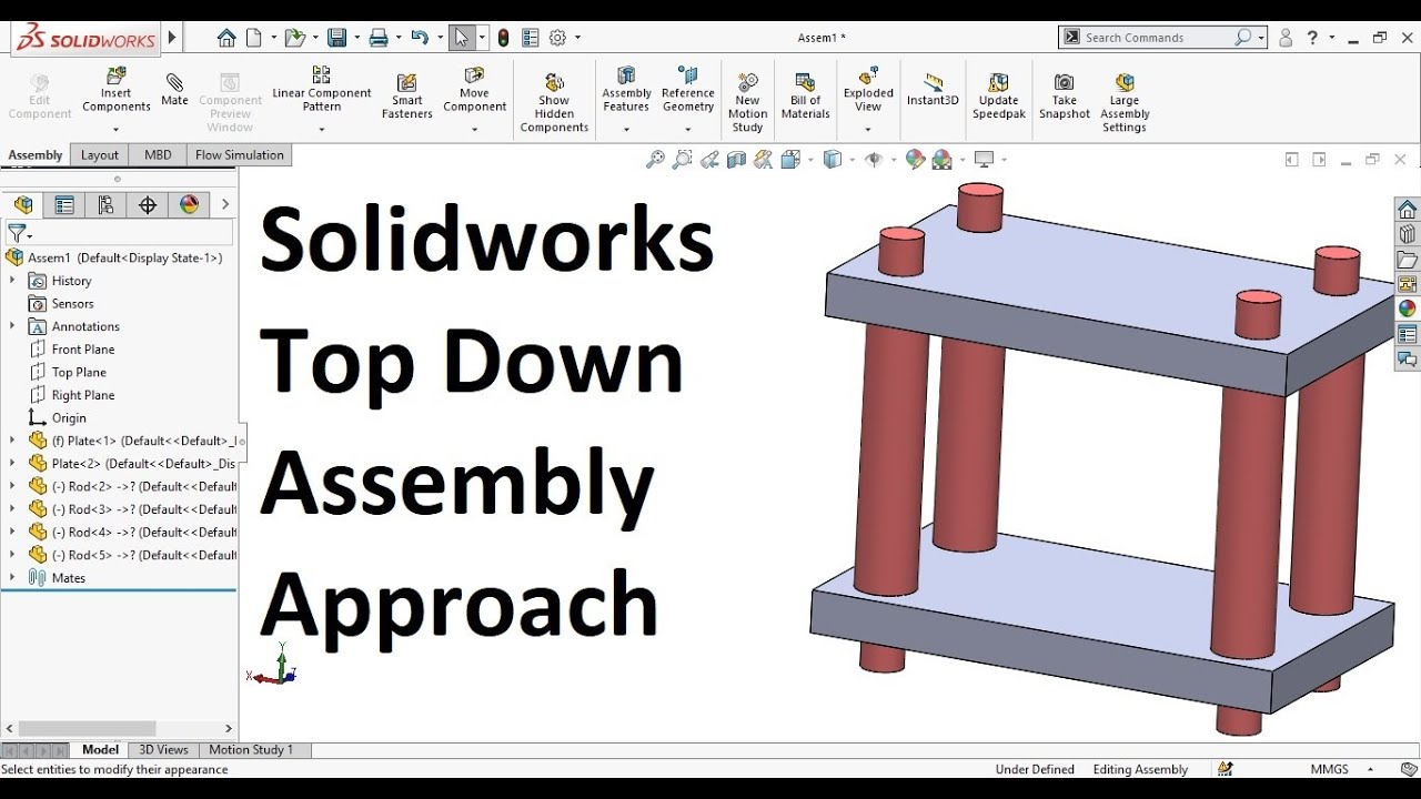 3d Assembly Tutorial Drafting.