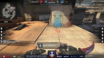 ECS Season 1 Finals | Astralis vs. C9 | Dupreeh insane 1v3 clutch