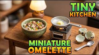 How to Make Miniature Vegetable Omelette in a Tiny Kitchen