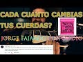 CADA CUANTO CAMBIAS TUS CUERDAS? | PREGUNTANDO A LOS SUBS | JORGE FAJARDO RESPONDIÓ