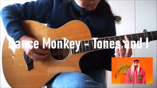 Tones and I - Dance Monkey (Fingerstyle guitar cover by Emma)