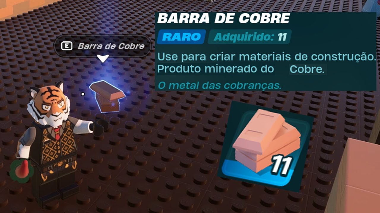 Como Fazer Barra de cobre no Lego Fortnite - YouTube