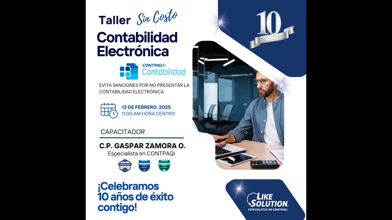 ¿Cómo generar la Contabilidad Electrónica en CONTPAQi Contabilidad?
