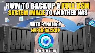 How to FULLY BACKUP Synology DSM (System Image) with Hyper Backup to Another Synology NAS