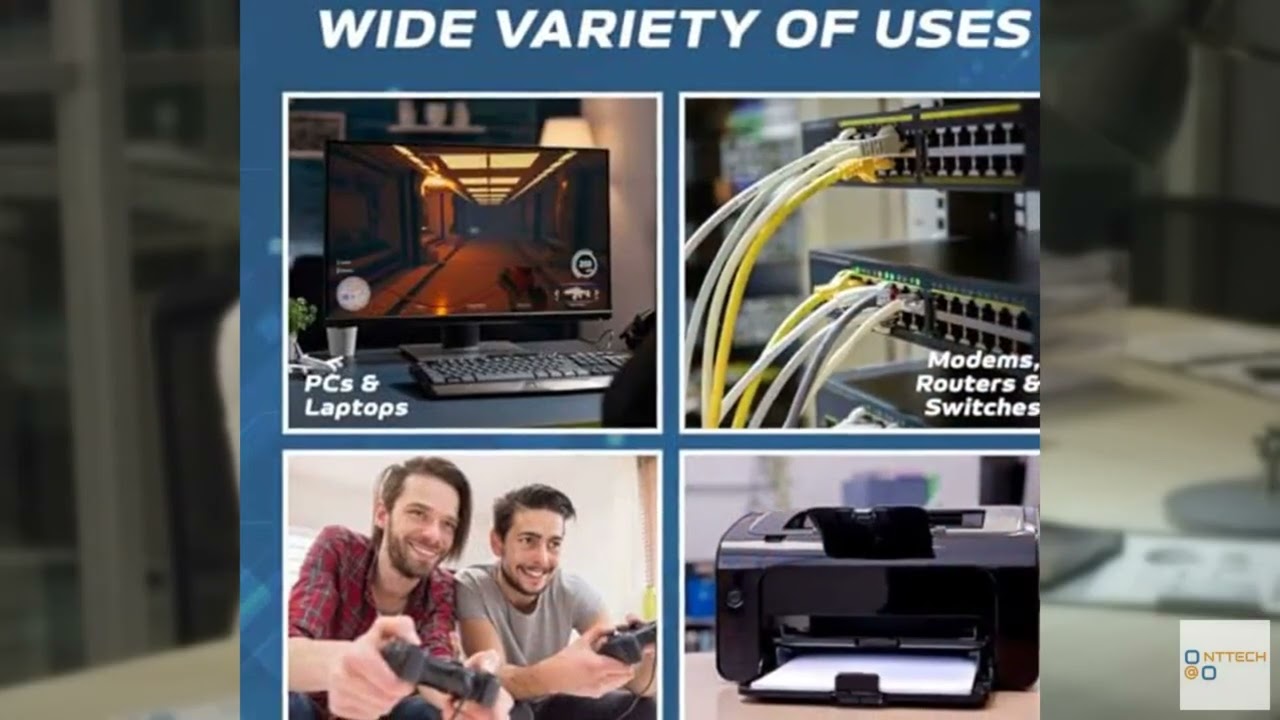 Review - Cables Direct Online Cat5e 20FT Network Ethernet Patch Cable, 350Mhz Internet Wi