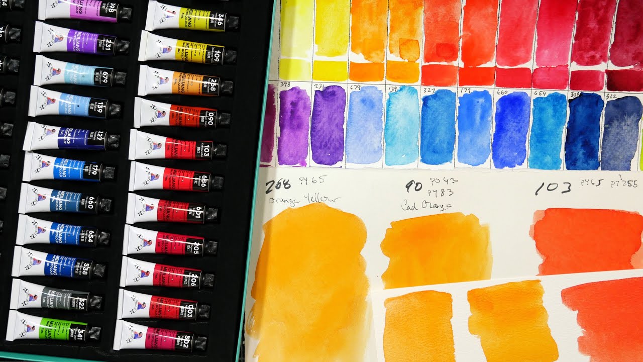 Your Favorite Affordable Watercolors, now in tubes! Review of Meiliang  “Pretty Excellent” tube watercolor paint, PLUS Black Friday Art DEals! –  The Frugal Crafter Blog