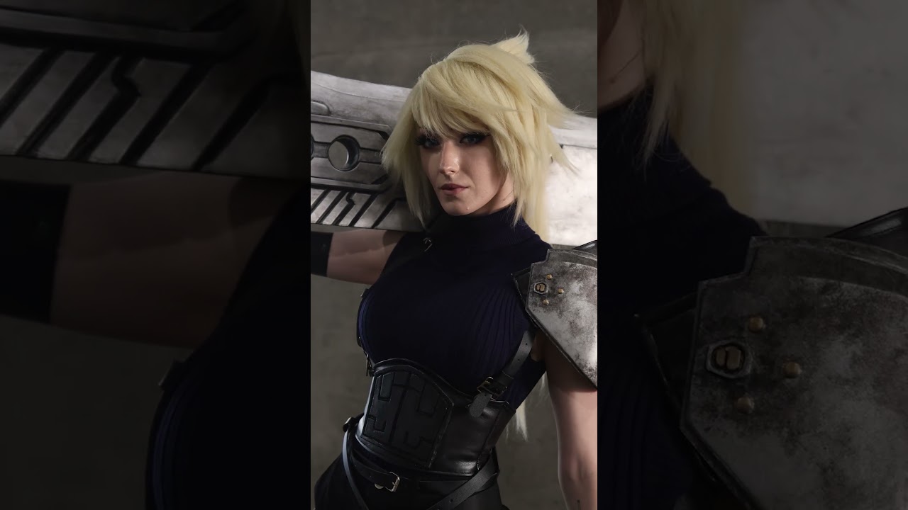 @kawaiiqueen as Cloud (Final Fantasy VII) in our #animeexpo #cosplay video!