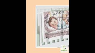 Sweet Dreams Baby Swaddle Blanket, Soft Infant Wrap, Gender Neutral Nursery Decor, Baby Shower Gi...
