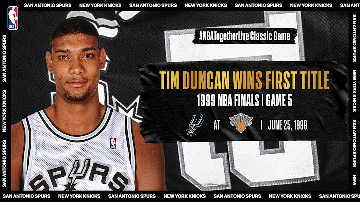Tim Duncan leads Spurs to first championship in Game 5 of the 1999 #NBAFinals | #NBATogetherLive