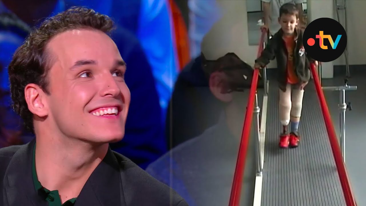 ÉMOTION devant ces images de Théo Curin après son amputation à l'âge de 6 ans !