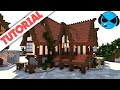 How To Build A Medieval Inn/Tavern Minecraft Tutorial | Minecraft Docks Village Part 4