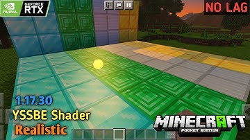 Yssbe Shader For Mcpe/Light Reflection/1.17.10 Shader pack/Minecraft pe no lag in 4 4gb ram